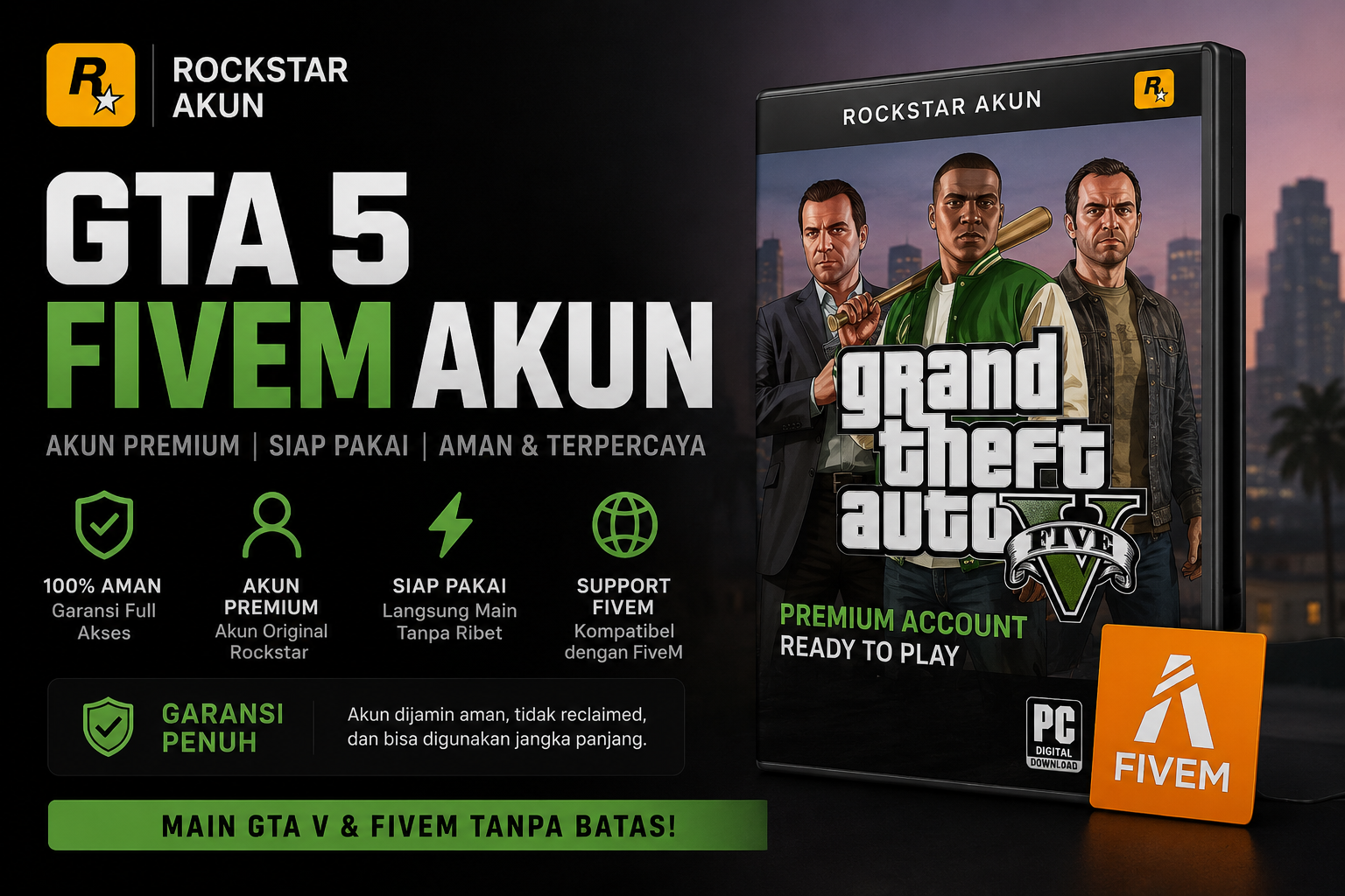 Fivem Rockstar Akun